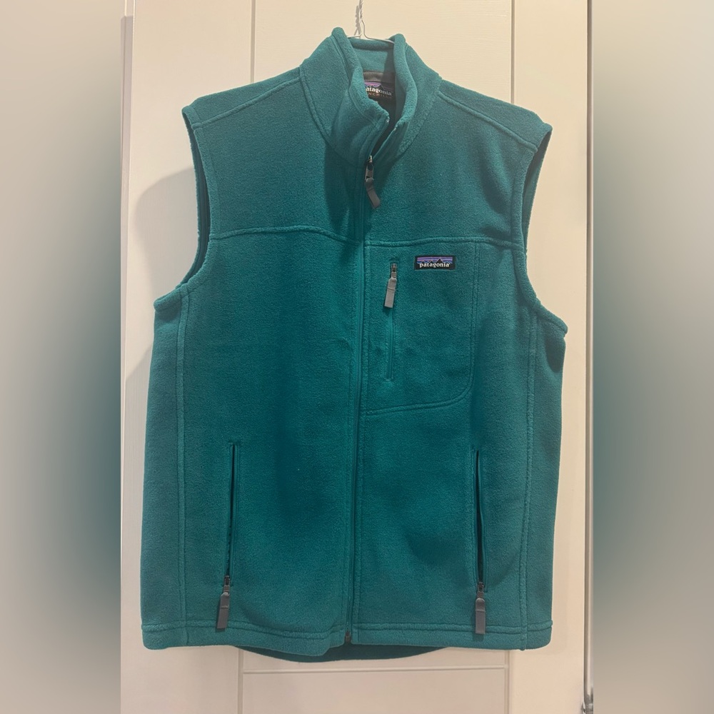 Patagonia Synchilla Vest, Men’s Medium, Green, never worn